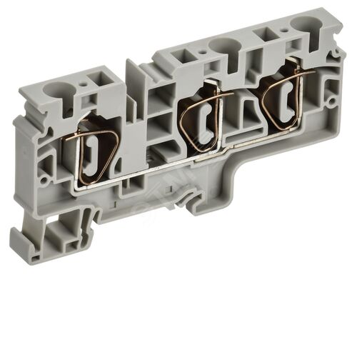 ARMAFIX Клемма пружинная CX10-3 10мм2 трехконтактная серая