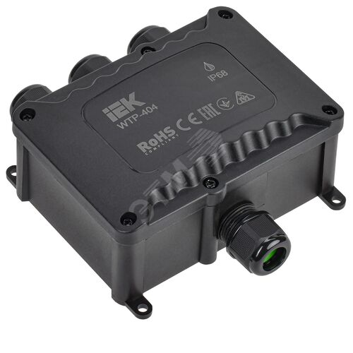 Коробка распределительная герметичная WTP-404 4 ввода IP68