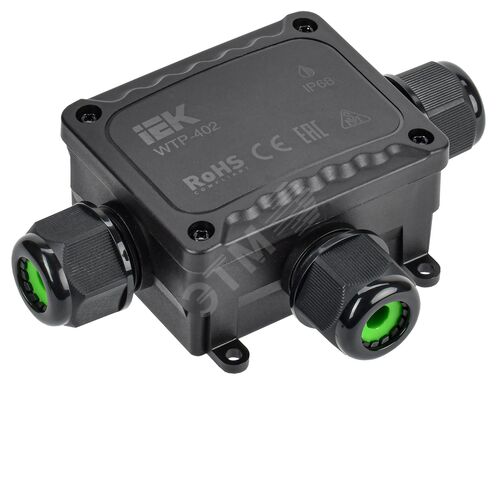 Коробка распред. герметичная WTP-402 3 ввода IP68