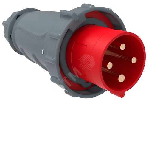 Вилка переносная ССИ-034 63А-6ч/380-415В 3P+PE IP67 MAGNUM