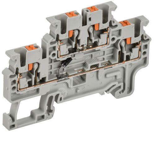 ARMAFIX Колодка клеммная CPDL2.5(E)D1 2х-уровневая с встроенным диодом