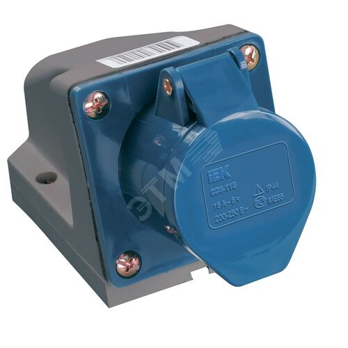 Розетка стационарная ССИ-123 2P+PE 32А 200-250В IP44