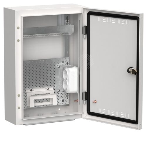 Корпус мультимедиа ЩРн-24 (1х24) 460х310х140мм IP30 белый TITAN 5