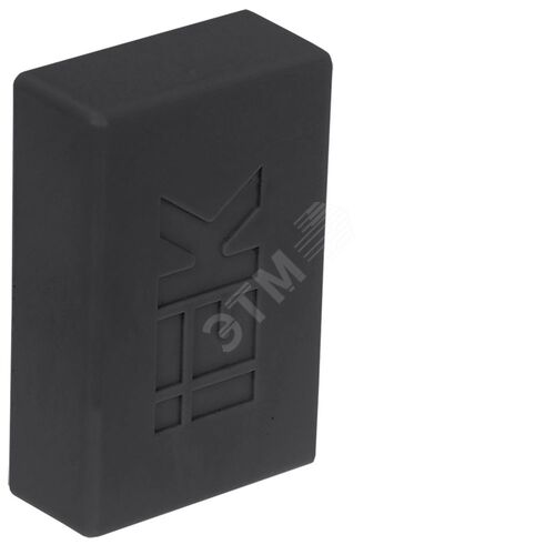 ELECOR Заглушка КМЗ 25х16 черный (4шт/компл)