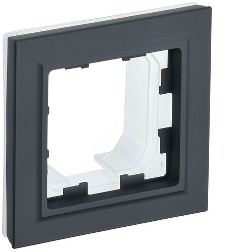 BRITE Рамка 1-местная IP44 РУ-1-БрГ-44 графит