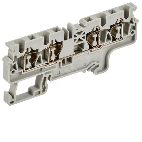 ARMAFIX Клемма пружинная CX4-4 4мм2 четырехконтактная серая