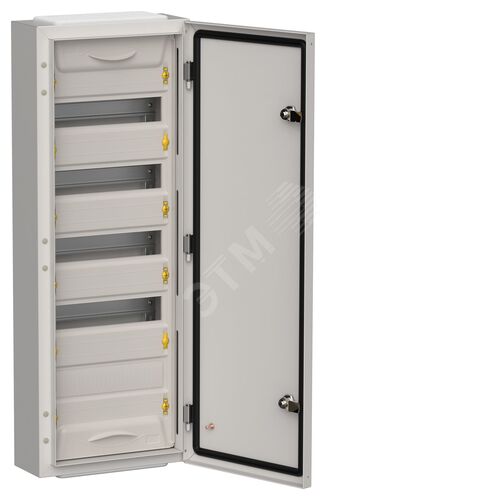 Корпус металлический ЩРн-60 (1х60) 835х310х140мм IP54 серый (одна дверь) TITAN 5