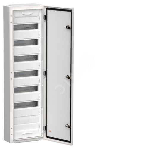 Корпус металлический ЩРн-84 (1х84) 1085х310х140мм IP54 белый (одна дверь) TITAN 5