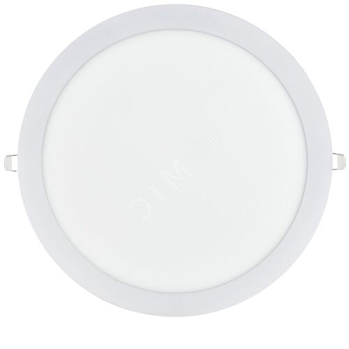 Светильник ДВО 1610 белый, круг LED 24Вт 6500 IP20