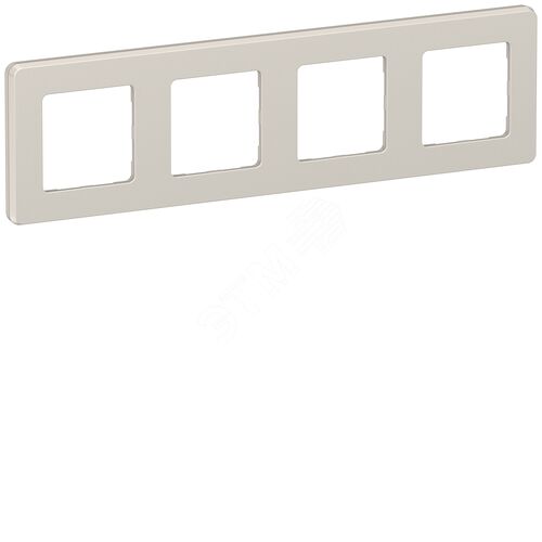 IEKINSPIRIA Рамка 4-местная 6739681 шампань