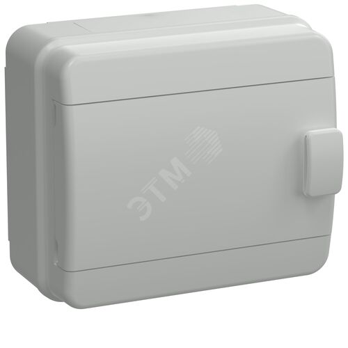 Корпус пластиковый КМПн-8 IP65 серая непрозрачная дверь TEKFOR