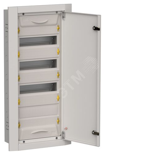 TITAN 5 Корпус металлический ЩРв-48 (1х48) 755х365х130мм IP31 серый (одна дверь)