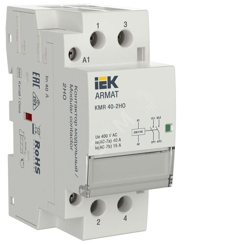 ARMAT Контактор модульный KMR 40А 230В AC 2НО