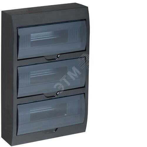 KREPTA 3 Корпус пластиковый ЩРН-П-36 IP41 черный
