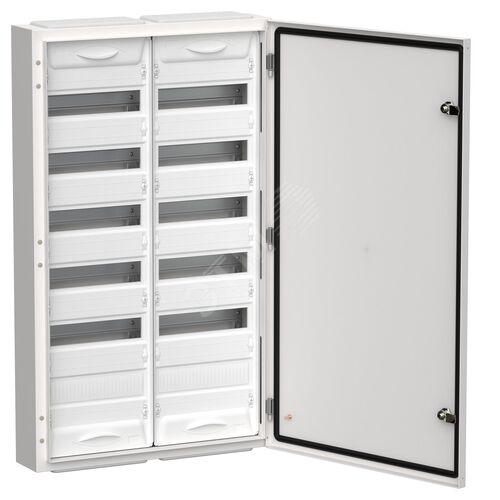 Корпус металлический ЩРн-144 (2х72) 960х570х140мм IP54 белый (одна дверь) TITAN 5