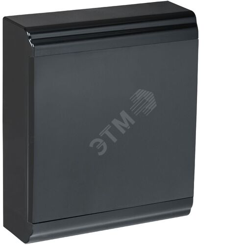 Корпус модульный пл. нав. ЩРН-П-24 PRIME черный IP41