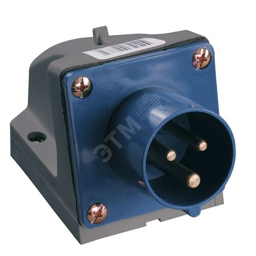 Вилка стационарная ССИ-513 2P+PE 16А 200-250В IP44 IEK