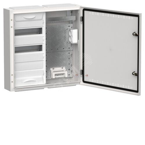 TITAN 5 Корпус комбинированный ЩРн-36 (2х36) 585х570х140мм IP30 белый