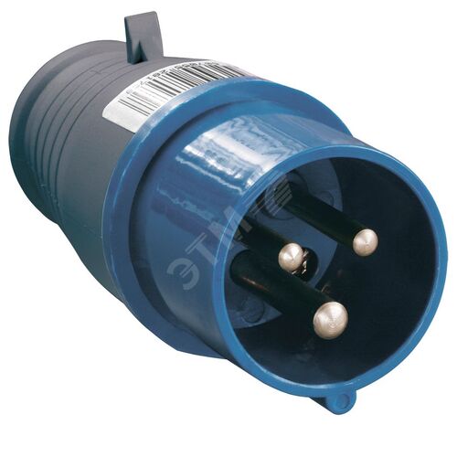 Вилка переносная ССИ-013 2P+PE 16А 200-250В IP44