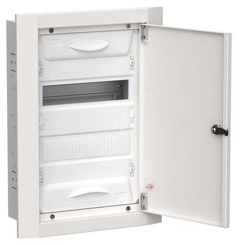 Корпус металлический ЩРв-24 (1х24) 505х365х130мм IP31 белый (одна дверь) TITAN 5