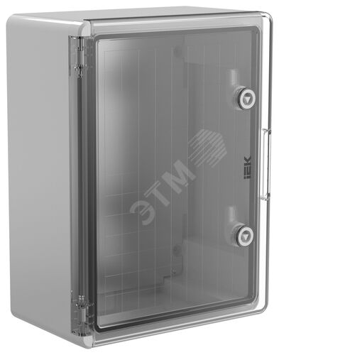 Корпус пластиковый ЩМПп 400х300х170мм прозрачная  дверь  УХЛ1 IP65