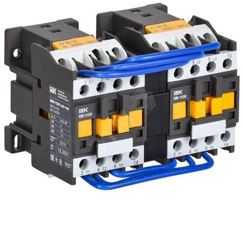 Контактор КМИ-11230 реверс 12А 230В/АС3 2НО