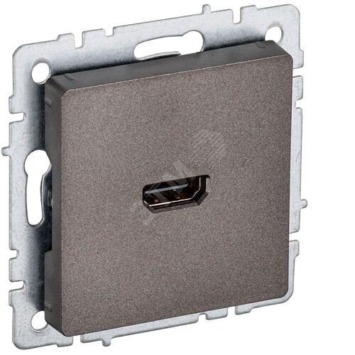BRITE Розетка HDMI РHDMI-0-БрТБ темная бронза