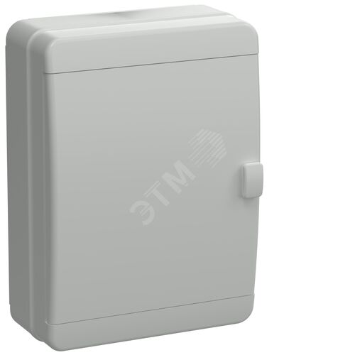 TEKFOR Корпус пластиковый КМПн-24 IP65 серая непрозрачная дверь