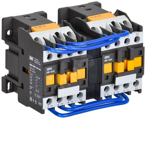 Контактор КМИ-10930 реверс 9А 400В/АС3 2НО