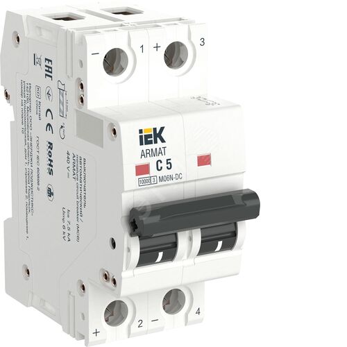ARMAT Автоматический выключатель M06N-DC 2P C 5А