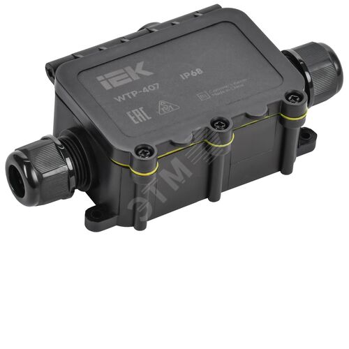 Коробка распределительная герметичная WTP-407 3 ввода IP68 IEK