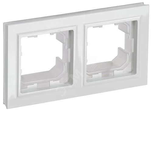 BRITE Рамка 2-местная IP44 РУ-2-БрБ-44 белый