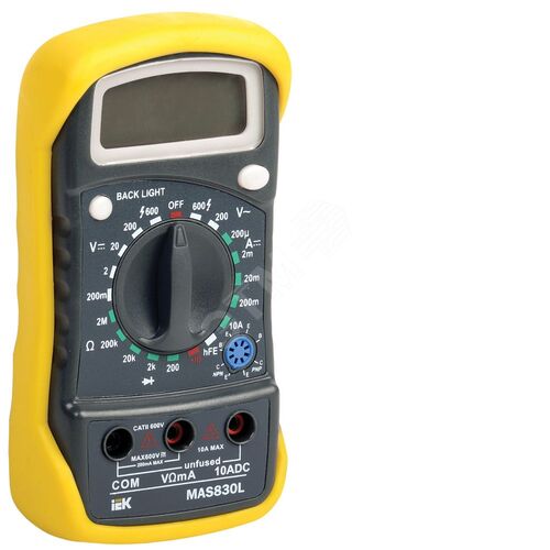 Мультиметр цифровой MASTER MAS830L