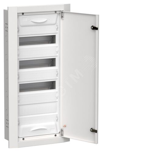 Корпус металлический ЩРв-48 (1х48) 755х365х130мм IP31 белый (одна дверь) TITAN 5