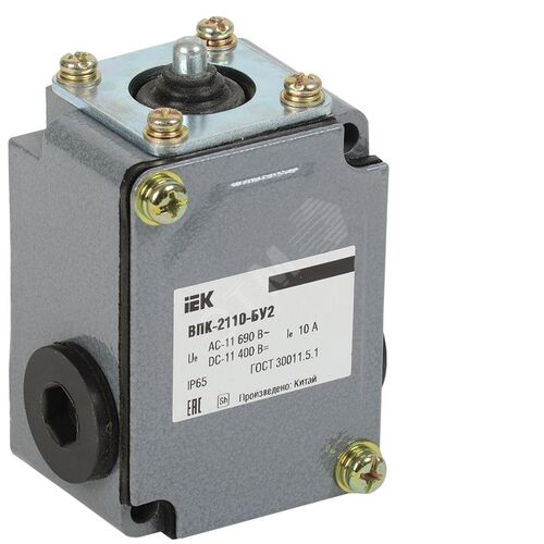 Выключатель концевой ВПК-2110-БУ2 толкатель IP65