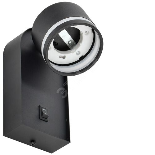 Светильник 4035 накладной настенный под лампу GX53 черный