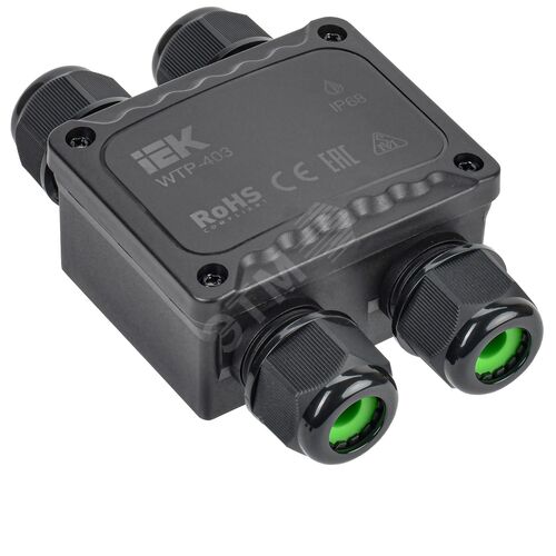 Коробка распред. герметичная WTP-403 4 ввода IP68