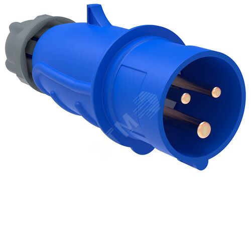 Вилка переносная ССИ-023 32А-6ч/200-250В 2P+PE IP44 MAGNUM