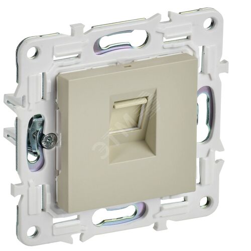 SKANDY Розетка компьютерная RJ45 кат.6 SK-K02B бежевый IEK