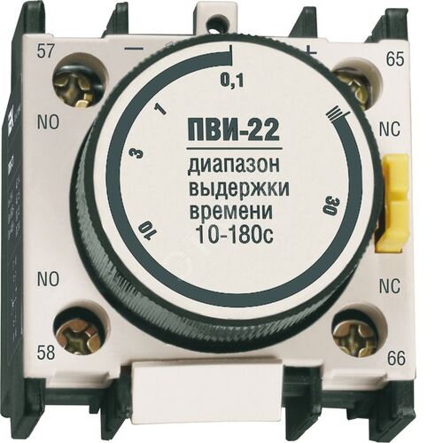Приставка ПВИ-22 задержка на выключение 10-180сек 1NO+1NC
