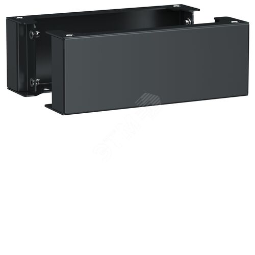 TITAN Панель цоколя ЩМП боковая 100х400мм RAL7021 (2шт/компл)