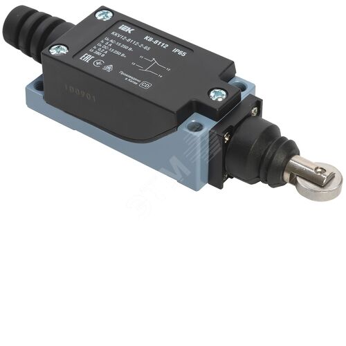 Выключатель концевой КВ-8112 толкатель с роликом IP65