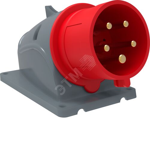 Вилка стационарная ССИ-525 32А-6ч/200/346-240/415В 3P+PE+N IP44 MAGNUM