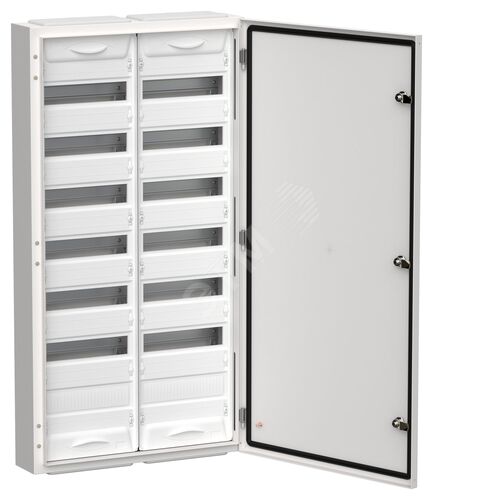 Корпус металлический ЩРн-168 (2х84) 1085х570х140мм IP54 белый (одна дверь) TITAN 5