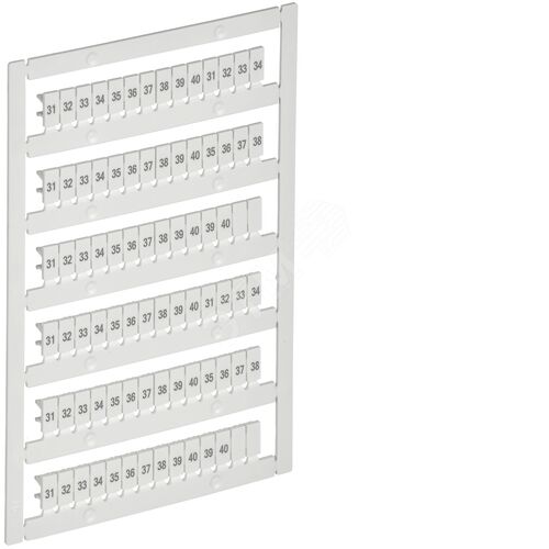 ARMAFIX Маркер для CTS/CP/CY/CX 2,5мм2 с символами ''31-40''