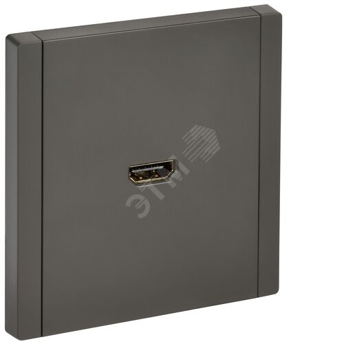 FORTE&PIANO Розетка HDMI FP340 серый IEK