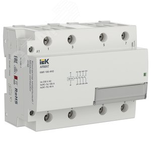 Контактор модульный KMR 100А 230В AC 4НО