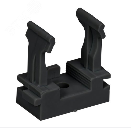 ELASTA Держатель с защелкой для гофрированных труб под монтажный пистолет CFM25 черный IEK