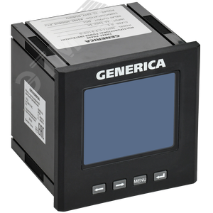 Мультиметр цифровой щитовой трехфазный DO RS-485 96х96мм LCD GENERICA