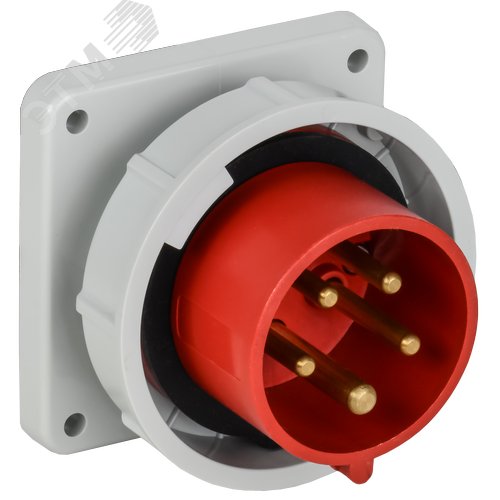 Вилка встраиваемая ССИ-3252 32А-6ч 380В 3P+PE+N IP67 IEK